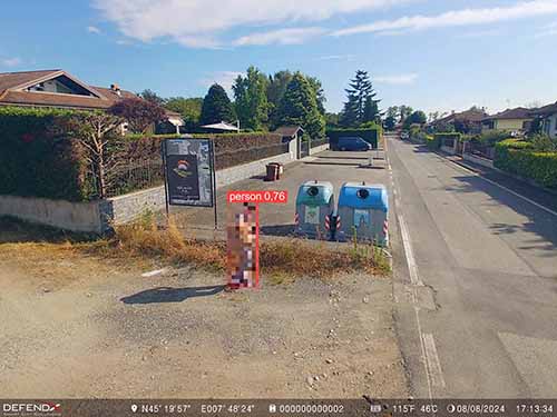 Fototrappola Intelligenza Artificiale fototrappola Rifiuti Defendx